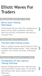 Mobile Screenshot of elliottwavesfortraders.blogspot.com