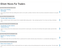 Tablet Screenshot of elliottwavesfortraders.blogspot.com