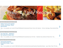 Tablet Screenshot of freshrecipes.blogspot.com