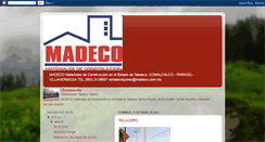 Desktop Screenshot of madeco-villa.blogspot.com