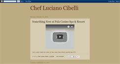 Desktop Screenshot of cheflucianocibelli.blogspot.com
