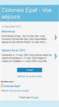 Mobile Screenshot of coloniesepaf-sejours.blogspot.com