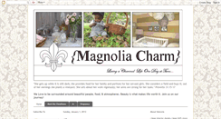 Desktop Screenshot of magnoliacharm.blogspot.com