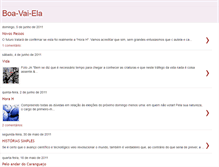 Tablet Screenshot of boa-vai-ela.blogspot.com