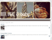 Tablet Screenshot of beerbreadandbaby.blogspot.com