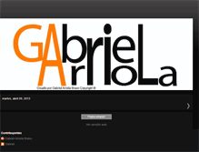 Tablet Screenshot of gabrielarriola.blogspot.com