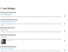 Tablet Screenshot of cleedesigns.blogspot.com