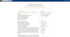 Desktop Screenshot of interiorenvironmentalist.blogspot.com