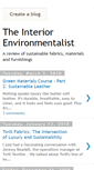 Mobile Screenshot of interiorenvironmentalist.blogspot.com