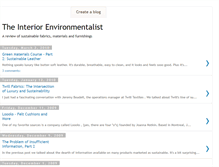 Tablet Screenshot of interiorenvironmentalist.blogspot.com