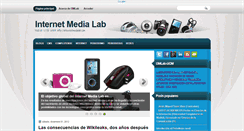 Desktop Screenshot of internetmedialab.blogspot.com