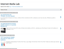 Tablet Screenshot of internetmedialab.blogspot.com