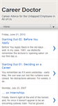 Mobile Screenshot of career-doctor.blogspot.com