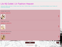 Tablet Screenshot of lilomjoutleturfashionheaven.blogspot.com