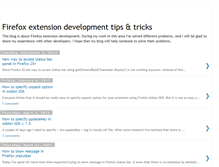 Tablet Screenshot of firefoxdev.blogspot.com