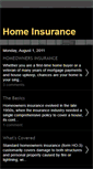 Mobile Screenshot of home-insurance-101.blogspot.com