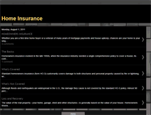 Tablet Screenshot of home-insurance-101.blogspot.com