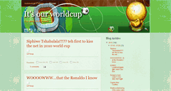 Desktop Screenshot of itsourworldcup.blogspot.com