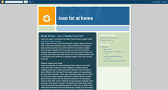 Desktop Screenshot of losefatathome.blogspot.com