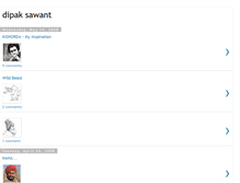 Tablet Screenshot of dipaksawant.blogspot.com
