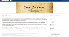 Desktop Screenshot of dear-jon-letters.blogspot.com