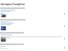 Tablet Screenshot of blogmensagensevangelicas.blogspot.com