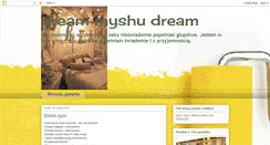 Desktop Screenshot of dream-myshu-dream.blogspot.com