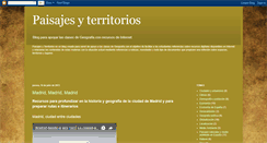 Desktop Screenshot of annalesypaisajes.blogspot.com