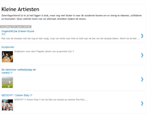 Tablet Screenshot of kleine-artiesten.blogspot.com