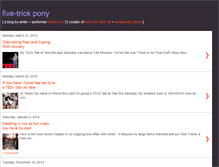 Tablet Screenshot of fivetrickpony.blogspot.com