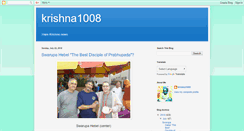 Desktop Screenshot of krishna1008.blogspot.com