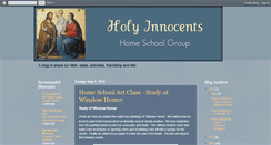 Desktop Screenshot of holyinnocentsva.blogspot.com