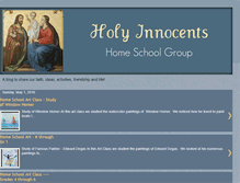 Tablet Screenshot of holyinnocentsva.blogspot.com