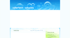 Desktop Screenshot of cybertechsolucoes.blogspot.com