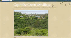 Desktop Screenshot of gqunubegreenecovillage.blogspot.com