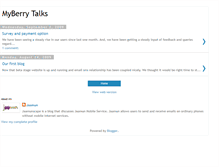 Tablet Screenshot of myberrytalks.blogspot.com