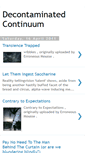 Mobile Screenshot of decontaminated-continuum.blogspot.com