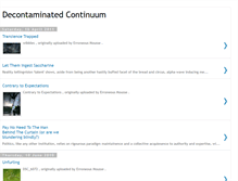 Tablet Screenshot of decontaminated-continuum.blogspot.com