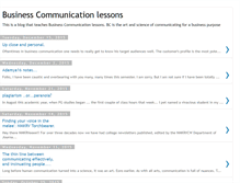 Tablet Screenshot of businesscomlessons.blogspot.com