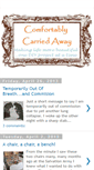 Mobile Screenshot of comfortablycarriedaway.blogspot.com