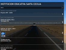 Tablet Screenshot of institucionsantacecilia.blogspot.com