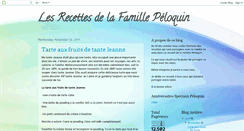 Desktop Screenshot of famille-peloquin-recettes.blogspot.com