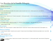 Tablet Screenshot of famille-peloquin-recettes.blogspot.com