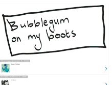 Tablet Screenshot of bubblegumonmyboots.blogspot.com
