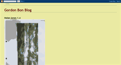Desktop Screenshot of gordonbonblog.blogspot.com