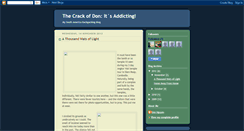 Desktop Screenshot of crackofdon.blogspot.com