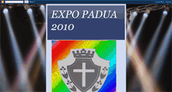 Desktop Screenshot of expofranciscana2010.blogspot.com