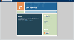 Desktop Screenshot of dvdreview.blogspot.com