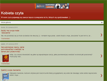 Tablet Screenshot of kobietaczyta.blogspot.com
