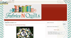 Desktop Screenshot of fabricsnquilts.blogspot.com